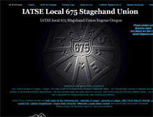 Tablet Screenshot of iatse675.org